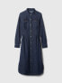 Фото #5 товара Western Pleated Denim Midi Dress