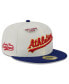 Фото #1 товара Men's White Oakland Athletics Big League Chew Original 59FIFTY Fitted Hat