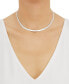 Herringbone Link Choker Necklace in 14k Gold-Plated Sterling Silver, 14" + 2" extender, Created for Macy's (Also in Silver)