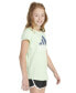 ფოტო #3 პროდუქტის Big Girls Short-Sleeve Cotton Essential Logo Graphic T-Shirt