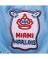 Men's Light Blue Miami Marlins City Edition Mesh Shorts