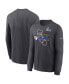 ფოტო #1 პროდუქტის Men's Anthracite Los Angeles Rams Super Bowl LVI Champions Hometown Long Sleeve T-shirt