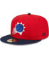 Фото #2 товара Men's Red, Navy Phoenix Suns 59FIFTY Fitted Hat