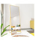 Фото #4 товара Wall-Mounted Alloy Frame Full Length Mirror