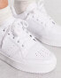 Truffle Collection chunky flatform trainers in white