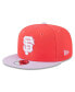 Фото #1 товара Men's Red, Purple San Francisco Giants Spring Basic Two-Tone 9FIFTY Snapback Hat