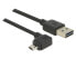 Delock 83854 - 3 m - USB A - Micro-USB B - USB 2.0 - Male/Male - Black