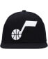 Men's Black Utah Jazz Ground 2.0 Snapback Hat
