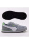 385510 14 St Runner V3 Mesh Jr Gri-beyaz-yeşil Kadın Spor Ay