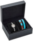 ფოტო #4 პროდუქტის Women's Swiss Stainless Steel Bangle Bracelet Watch 28mm Set
