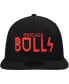 Фото #2 товара Men's Black Chicago Bulls Rocker 9FIFTY Snapback Hat