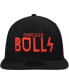 ფოტო #2 პროდუქტის Men's Black Chicago Bulls Rocker 9FIFTY Snapback Hat