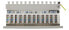 Фото #3 товара Deltaco PAN-212 - 10 Gigabit Ethernet - Fast Ethernet - Gigabit Ethernet - 10000 Mbit/s - RJ-45 - Cat6a - 22/26 - Grey