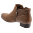 Фото #5 товара Trotters Major T1762-259 Womens Brown Leather Zipper Ankle & Booties Boots 6.5