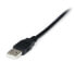 StarTech.com USB to Serial RS232 Adapter - DB9 Serial DCE Adapter Cable with FTDI - Null Modem - USB 1.1 / 2.0 - Bus-Powered - Black - 1.7 m - USB Type-A - DB-9 - Male - Female
