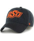 Фото #2 товара Men's Black Oklahoma State Cowboys Franchise Fitted Hat