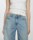 Фото #6 товара Women's Mid-Rise Straight Jeans