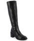 Фото #9 товара Women's Romilly Tru Comfort Foam Wide Width Regular Calf Stacked Block Heel Round Toe Boots