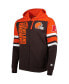 Фото #3 товара Куртка мужская Starter Cleveland Browns коричневая Extreme Full-Zip