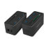 LogiLink UA0370 - Wired - USB 3.2 Gen 1 (3.1 Gen 1) Type-C - 60 W - 10,100,1000 Mbit/s - Black - CF - MicroSD (TransFlash) - SD