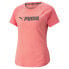 Фото #1 товара Puma Fit Logo Crew Neck Short Sleeve Athletic T-Shirt Womens Size L Casual Tops