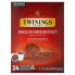 Twinings, Чистый черный чай, английский завтрак, 24 чашки, 3 г (0,11 унции)