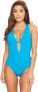 Jets Swimwear Australia Women's 248707 Bahama One-Piece Swimsuits Size 4
