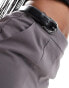 Фото #8 товара ASOS DESIGN double belt tailored short in charcoal