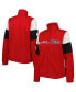 Фото #1 товара Women's Red Atlanta Hawks Change Up Full-Zip Track Jacket