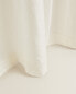 Фото #11 товара White linen curtain 140 x 270cm