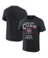 Фото #2 товара Men's Darius Rucker Collection by Black Chicago Cubs Beach Splatter T-shirt