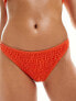 Фото #7 товара ASOS DESIGN high leg bikini bottom in orange