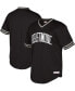 ფოტო #1 პროდუქტის Men's Black Beast Mode Collegiate Logo V-Neck Jersey T-shirt