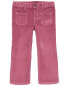 Фото #2 товара Baby Flared-Leg Corduroy Pants - Pink 18M