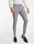 Фото #8 товара ASOS DESIGN super skinny wool mix smart trousers in puppytooth