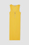 Фото #13 товара Regular Fit Askılı Yarım Fermuarlı Yazlık Mini Elbise Z2313az22sm