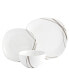 Фото #2 товара Curves Square 12 Pc. Dinnerware Set, Service for 4