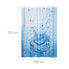 Duschvorhang Wassertropfen 180x180 cm