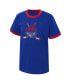 ფოტო #3 პროდუქტის Big Boys Blue Distressed New York Rangers Ice City T-shirt