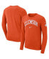 Фото #4 товара Men's Orange Clemson Tigers Arch 2-Hit Long Sleeve T-shirt