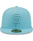 ფოტო #3 პროდუქტის Men's Light Blue San Francisco Giants Color Pack 59FIFTY Fitted Hat