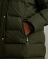 ფოტო #4 პროდუქტის Plus Size Faux-Fur-Trim Hooded Puffer Coat