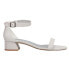 Фото #1 товара VANELi Hadaya Ankle Strap Womens Silver Dress Sandals 307952