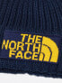 Фото #7 товара The North Face Heritage Ski Tuke chunky knit beanie in navy