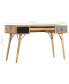 Фото #2 товара Desk with Drawers 51.2"x19.7"x31.5" Solid Mango Wood
