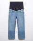 ფოტო #6 პროდუქტის Women's Maternity Straight Jeans