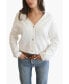 Фото #1 товара Women's Cotton Diana Crop Cardigan Sweater