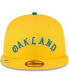 Фото #3 товара Men's Gold Oakland Athletics City Flag 59FIFTY Fitted Hat