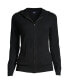 Фото #3 товара Women's Cashmere Front Zip Hoodie Sweater