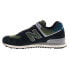 Фото #5 товара New Balance 574 U574KBG Mens Black Suede Lace Up Lifestyle Sneakers Shoes